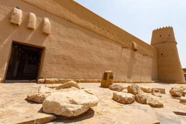 Riyad Suudi Arabistan 'daki Al Masmak Sarayı Müzesi' nin dış görünüşü