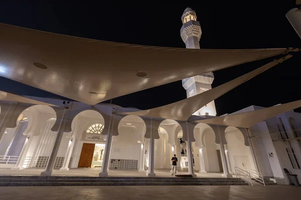 Außendetails Der Schwimmenden Rahmah Moschee Dschidda Saudi Arabien — Stockfoto