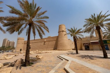 Riyad Suudi Arabistan 'daki Al Masmak Sarayı Müzesi' nin dış görünüşü