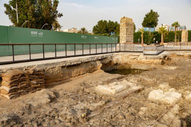 Jeddah tarihi kenti Jeddah Suudi Arabistan 'daki eski kapı harabeleri