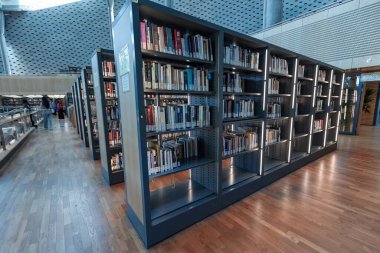 İskenderiye Kütüphanesi 'nin ana okuma salonu Mısır