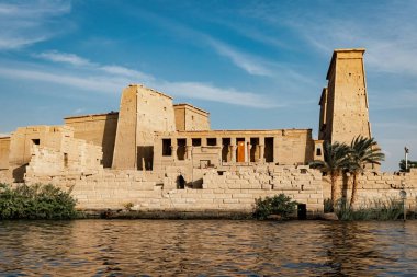 Aswan Nehri 'nin Mısır' ın yukarısından
