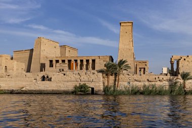 Aswan Nehri 'nin Mısır' ın yukarısından