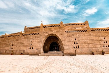 Aswan Yukarı Mısır 'daki Nubian Müzesi binası