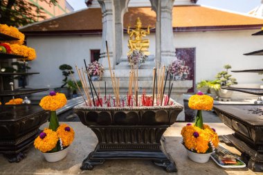 Devasathan Bosth Brahmana Bangkok Tayland 'daki kutsal Hindu tapınağı