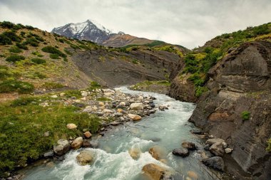 Torres del Paine Ulusal Parkı Patagonya Şili 'de