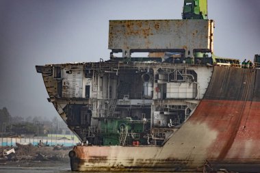 Bangladeş Chittagong 'da gemi tersanesi