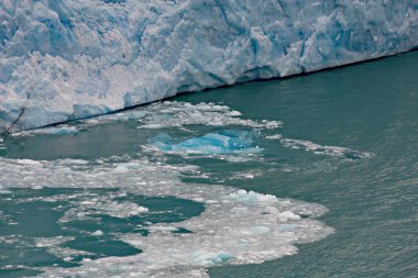 Perito Moreno Glacier in Los Glaciers National Park in Patagonia, Argentina. Blue ice Glacier, ancient ice, El Calafate, Patagonia