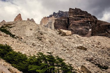 Torres del Paine Ulusal Parkı Patagonya Şili 'de