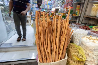 Bahreyn 'deki Manama Souk geleneksel baharat pazarı