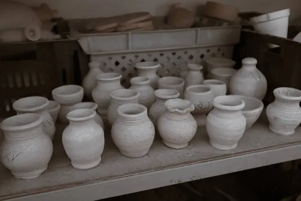 Variety of pottery products in the pottery shop in Manama Bahrain