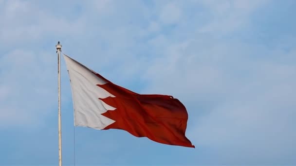 바람에 흔들리는 바레인의 — 비디오