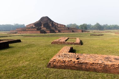 Paharpur Budist Vihara Müzesi Joypurhat Bangladeş 'teki Unesco Mirası