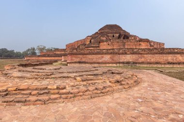 Paharpur Budist Vihara Müzesi Joypurhat Bangladeş 'teki Unesco Mirası
