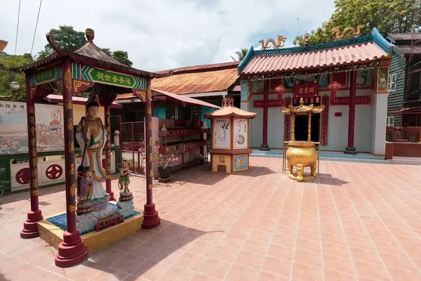 stock image Chinese temple Kun Yam temple details in Sandakan Sabah Malaysia