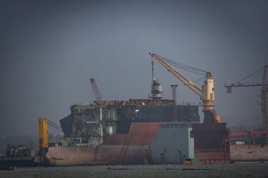 Bangladeş Chittagong 'da gemi tersanesi