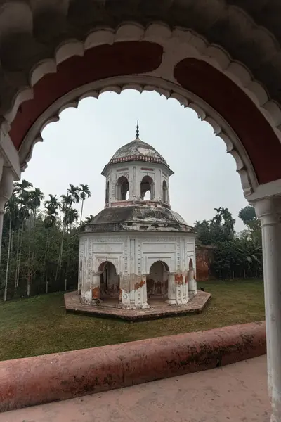 Stock image Details of ancient Puthia Temple Complex Bhubaneshwar Shiva Temple in Puthia Bangladesh