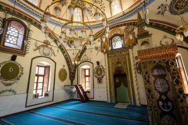 Jashar Paşa Camii 'nin Priştine' deki iç kısımları Kosova