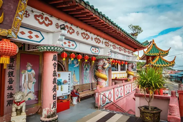 stock image Temple of Justice Pao at Sandakan Sim Sim village Borneo Malaysia