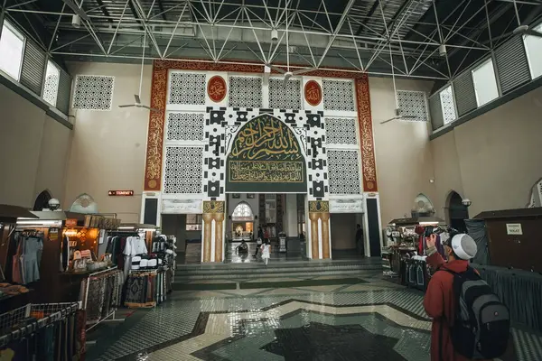 stock image Kota Kinabalu City Mosque interior details Sabah Malaysia