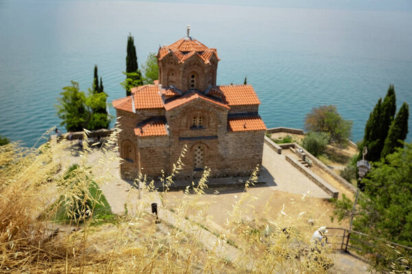  Church of St. John at Kaneo on the cliff in Ohrid North Macedonia