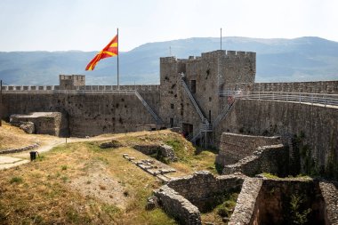 Samoil 'in Ohri' deki Kalesi Kuzey Makedonya