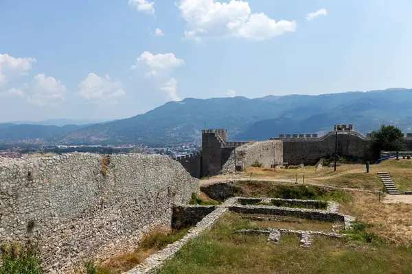 stock image Samoil's Fortress in Ohrid North Macedonia