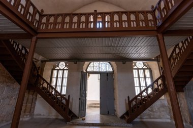 Interior of the restored Armenian Church in North Nicosia (Lefkosa), Turkish Republic of Northern Cyprus clipart