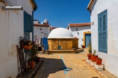 Lefkoşe Kuzey Kıbrıs Türk Cumhuriyeti 'nin merkezinde sosyal konutlar