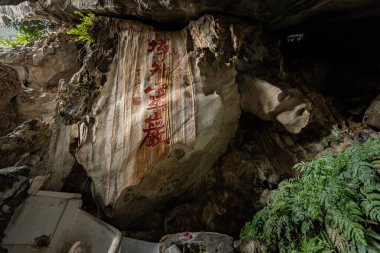 Perak mağara tapınağı Ipoh Malezya 'nın iç manzarası