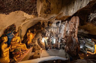 Perak mağara tapınağı Ipoh Malezya 'nın iç manzarası