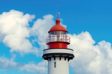 Farol Da Ponta do Topo deniz feneri Sao Jorge Adası Azores Portekiz