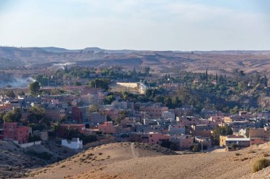 Fas 'ın Atlas Dağlarındaki Berber Köyü