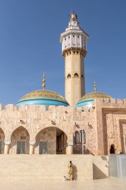 Touba Senegal 'deki Touba Camii' nin mimari detayları