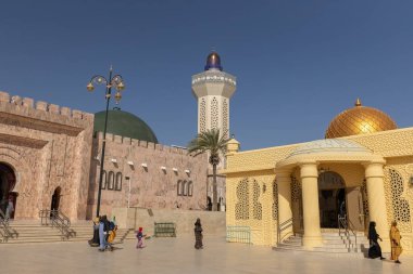 Touba Senegal 'deki Touba Camii' nin mimari detayları
