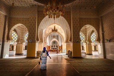 Touba Camii 'nin içinde Senegali Müslümanları için en kutsal yer Senegal.