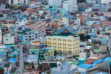 Busan Güney Kore 'deki Gamcheon Kültür Köyü
