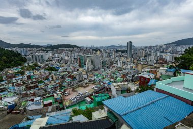Busan Güney Kore 'deki Gamcheon Kültür Köyü