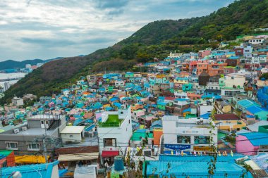 Busan Güney Kore 'deki Gamcheon Kültür Köyü