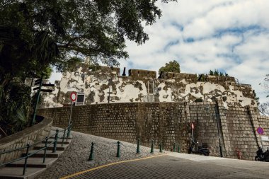 Macau City 'deki Fort Monte mimarisi detayları