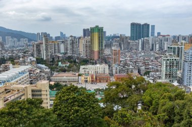 Camoes Park 'tan Macau hava manzaralı konutlar
