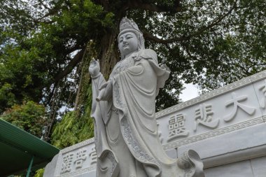 Kwan Yin Heykeli (Guan Yin), Macau 'daki Çin tapınağında Merhamet Tanrıçası.