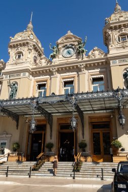 Casino de Monte-Carlo Monaco 'nun ön görüntüsü
