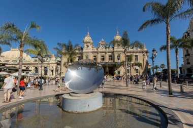 Casino de Monte-Carlo Monaco 'nun ön görüntüsü