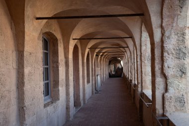 Saint-Jean Kalesi 'nin detayları, Marsilya' daki takviye, 1660 'da Louis tarafından Eski Liman' ın girişinde inşa edildi..