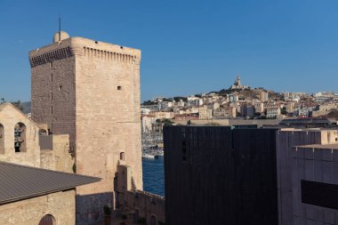 Saint-Jean Kalesi 'nin detayları, Marsilya' daki takviye, 1660 'da Louis tarafından Eski Liman' ın girişinde inşa edildi..