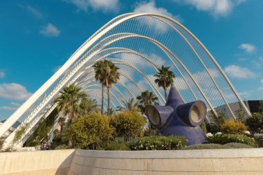 Valencia İspanya 'daki Turia Park detayları