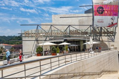 Bilbao İspanya 'daki Guggenheim Müzesi' nin detayları 3 Temmuz 2024