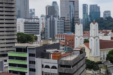 KUALA LUMPUR, MALAYSIA - 20 Ocak 2025: Kuala Lumpur Malezya 'nın merkezinde yerleşim yeri