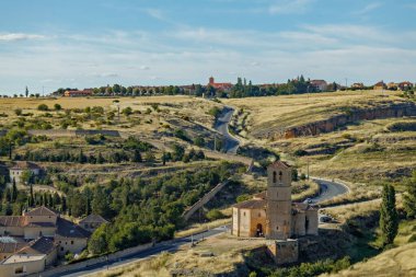 Segovia İspanya 'nın Alcazar' ından Vera Cruz Şapeli